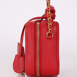 Chanel 2018 Caviar Small Filigree Vanity Crossbody - FashioNica