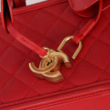 Chanel 2018 Caviar Small Filigree Vanity Crossbody - FashioNica