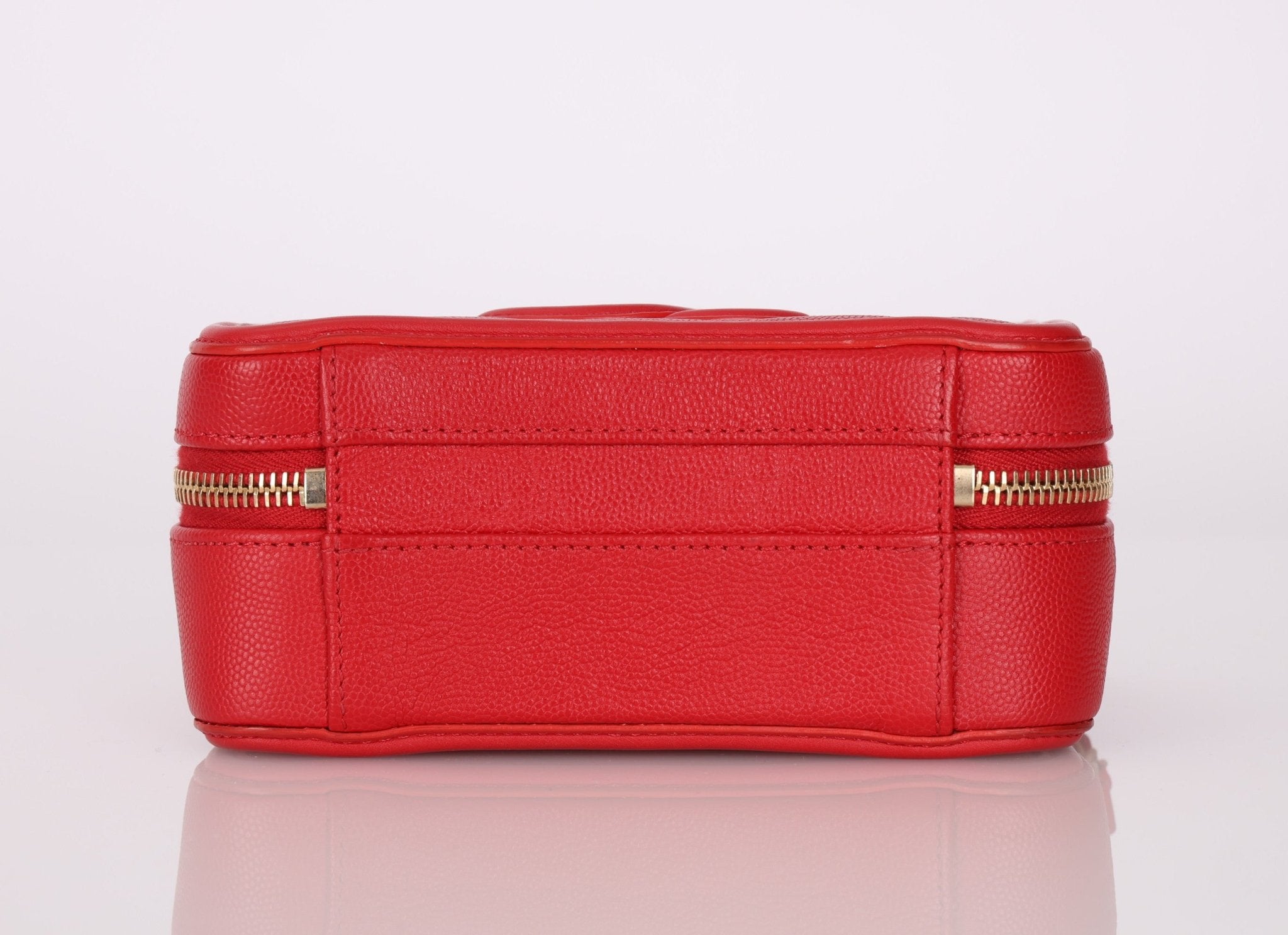 Chanel 2018 Caviar Small Filigree Vanity Crossbody - FashioNica