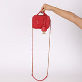 Chanel 2018 Caviar Small Filigree Vanity Crossbody - FashioNica