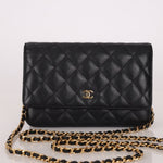 Chanel 2018 Caviar Wallet on Chain - FashioNica