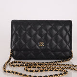 Chanel 2018 Caviar Wallet on Chain - FashioNica