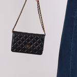 Chanel 2018 Caviar Wallet on Chain - FashioNica