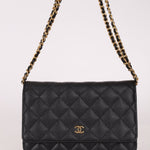 Chanel 2018 Caviar Wallet on Chain - FashioNica