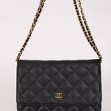 Chanel 2018 Caviar Wallet on Chain - FashioNica
