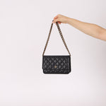 Chanel 2018 Caviar Wallet on Chain - FashioNica