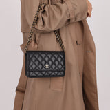 Chanel 2018 Caviar Wallet on Chain - FashioNica