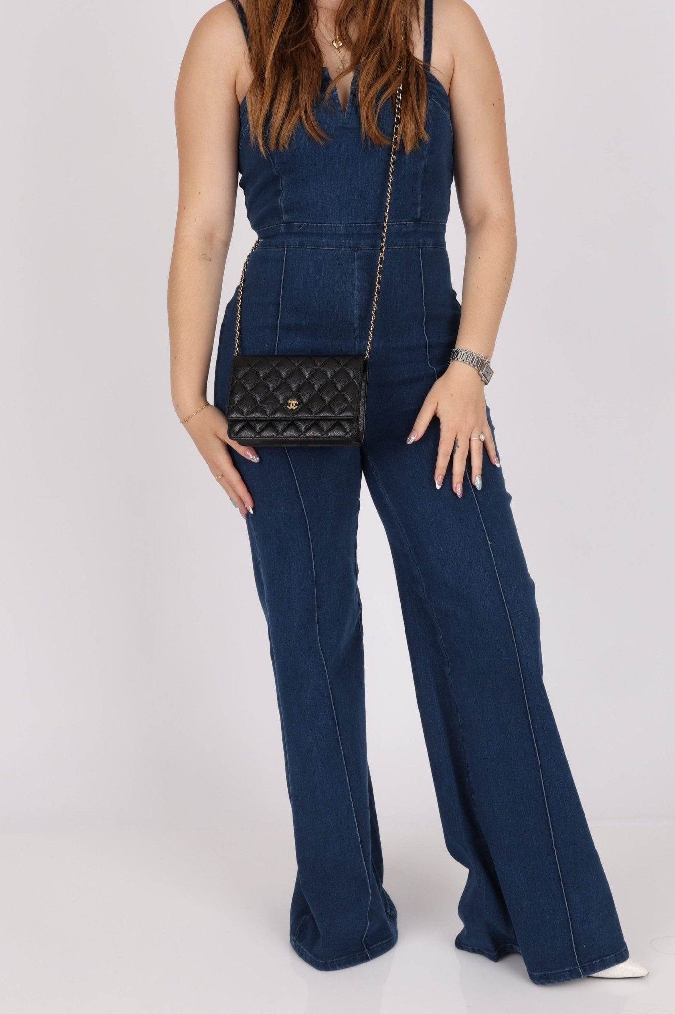 Chanel 2018 Caviar Wallet on Chain - FashioNica