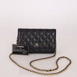 Chanel 2018 Caviar Wallet on Chain - FashioNica