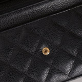 Chanel 2018 Caviar Wallet on Chain - FashioNica