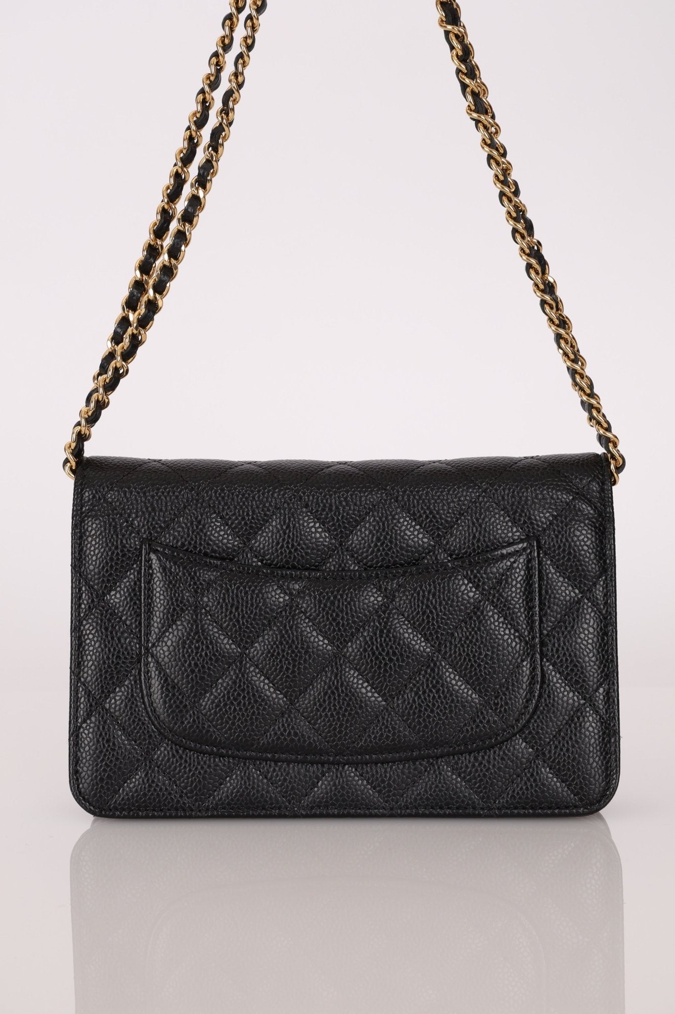 Chanel 2018 Caviar Wallet on Chain - FashioNica