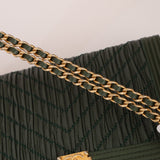Chanel 2018 Crumpled Chevron Wallet On Chain - FashioNica