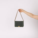 Chanel 2018 Crumpled Chevron Wallet On Chain - FashioNica