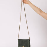 Chanel 2018 Crumpled Chevron Wallet On Chain - FashioNica