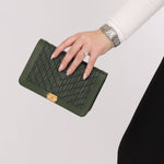 Chanel 2018 Crumpled Chevron Wallet On Chain - FashioNica