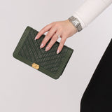 Chanel 2018 Crumpled Chevron Wallet On Chain - FashioNica