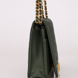 Chanel 2018 Crumpled Chevron Wallet On Chain - FashioNica