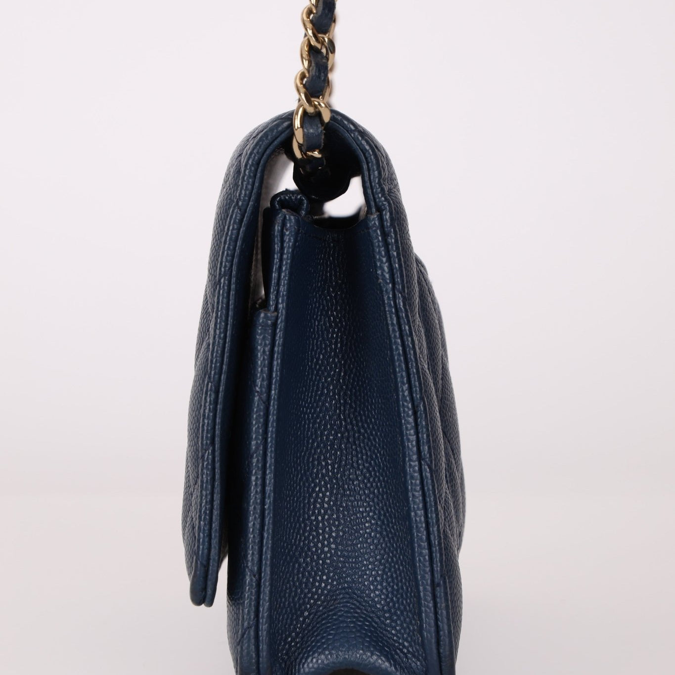 Chanel 2018 Dark Navy Caviar Wallet on Chain GHW - FashioNica