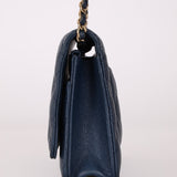 Chanel 2018 Dark Navy Caviar Wallet on Chain GHW - FashioNica