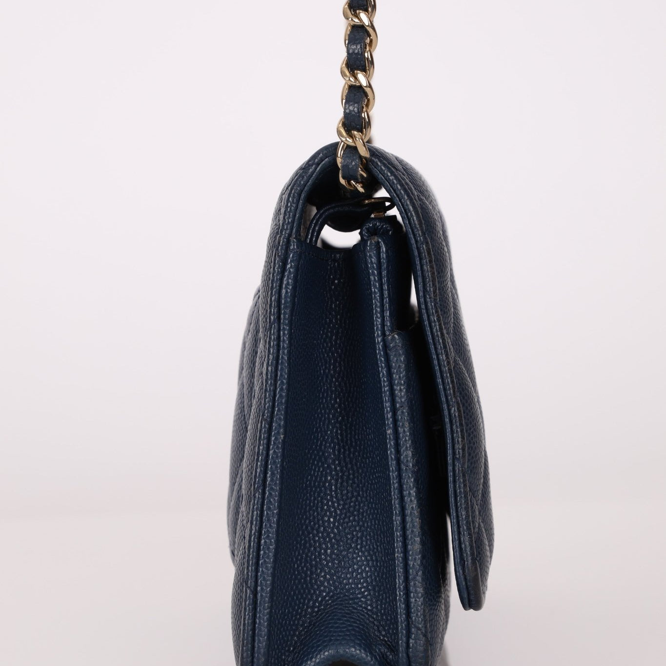 Chanel 2018 Dark Navy Caviar Wallet on Chain GHW - FashioNica