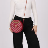 Chanel 2018 Glazed Calfskin Round Top Handle Crossbody - FashioNica