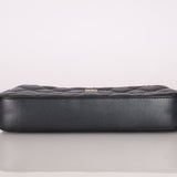 Chanel 2018 Iridescent Lambskin Double - Zip Pearl Wallet on Chain - FashioNica