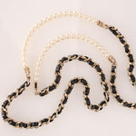 Chanel 2018 Iridescent Lambskin Double - Zip Pearl Wallet on Chain - FashioNica