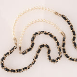 Chanel 2018 Iridescent Lambskin Double - Zip Pearl Wallet on Chain - FashioNica