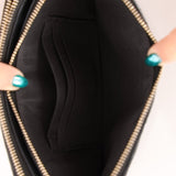 Chanel 2018 Iridescent Lambskin Double - Zip Pearl Wallet on Chain - FashioNica