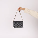 Chanel 2018 Lambskin Pearl Chain Wallet on Chain - FashioNica