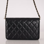 Chanel 2018 Lambskin Pearl Chain Wallet on Chain - FashioNica