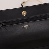 Chanel 2018 Lambskin Pearl Chain Wallet on Chain - FashioNica