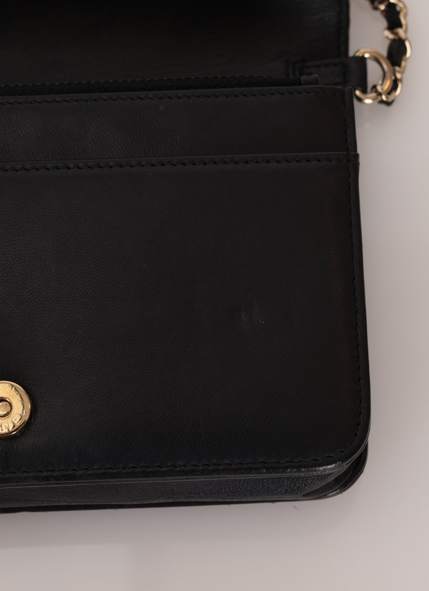 Chanel 2018 Lambskin Pearl Chain Wallet on Chain - FashioNica