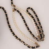 Chanel 2018 Lambskin Pearl Chain Wallet on Chain - FashioNica