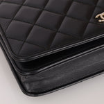 Chanel 2018 Lambskin Pearl Chain Wallet on Chain - FashioNica