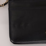 Chanel 2018 Lambskin Pearl Chain Wallet on Chain - FashioNica