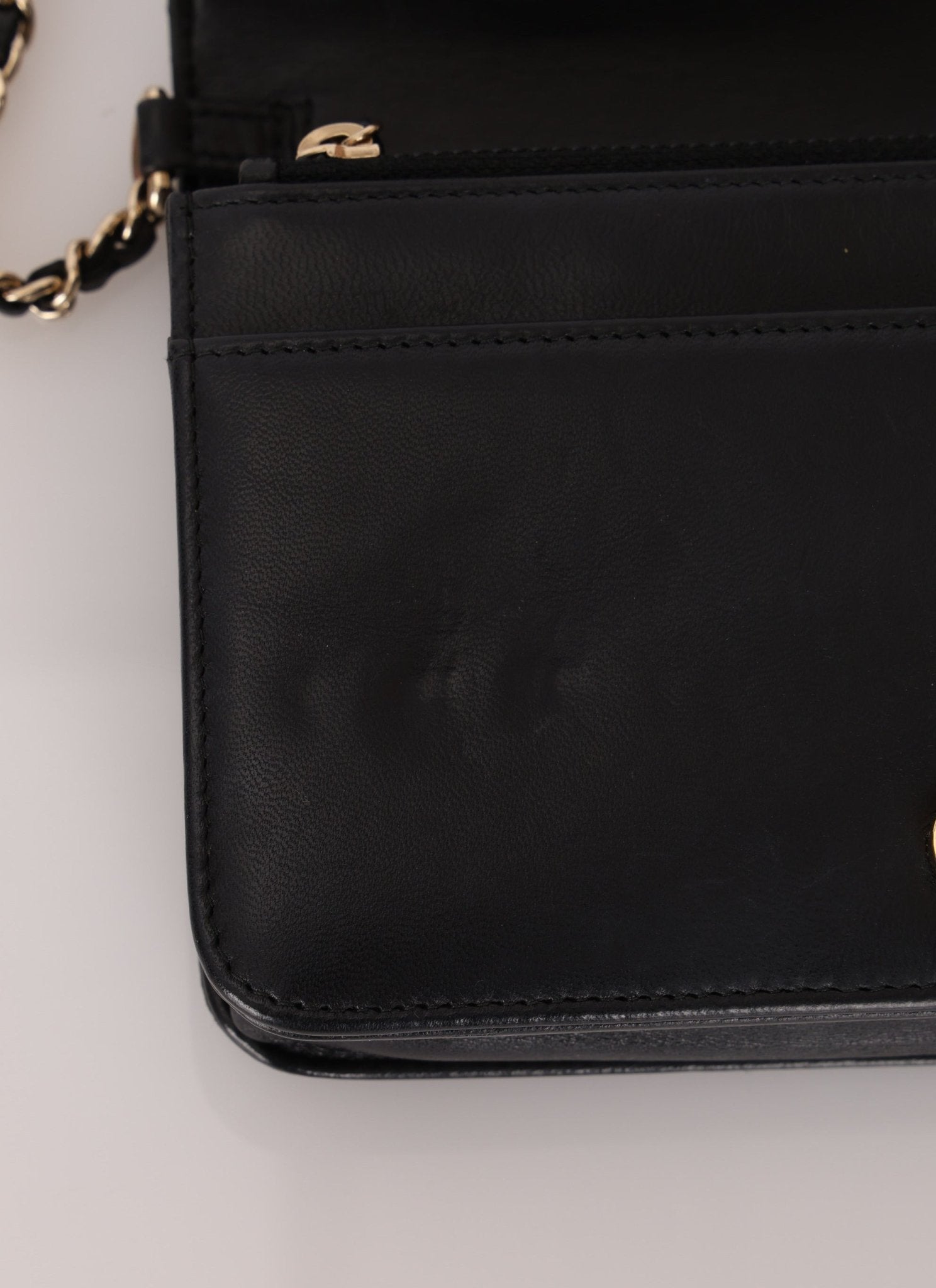 Chanel 2018 Lambskin Pearl Chain Wallet on Chain - FashioNica