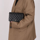 Chanel 2018 Lambskin Pearl Chain Wallet on Chain - FashioNica