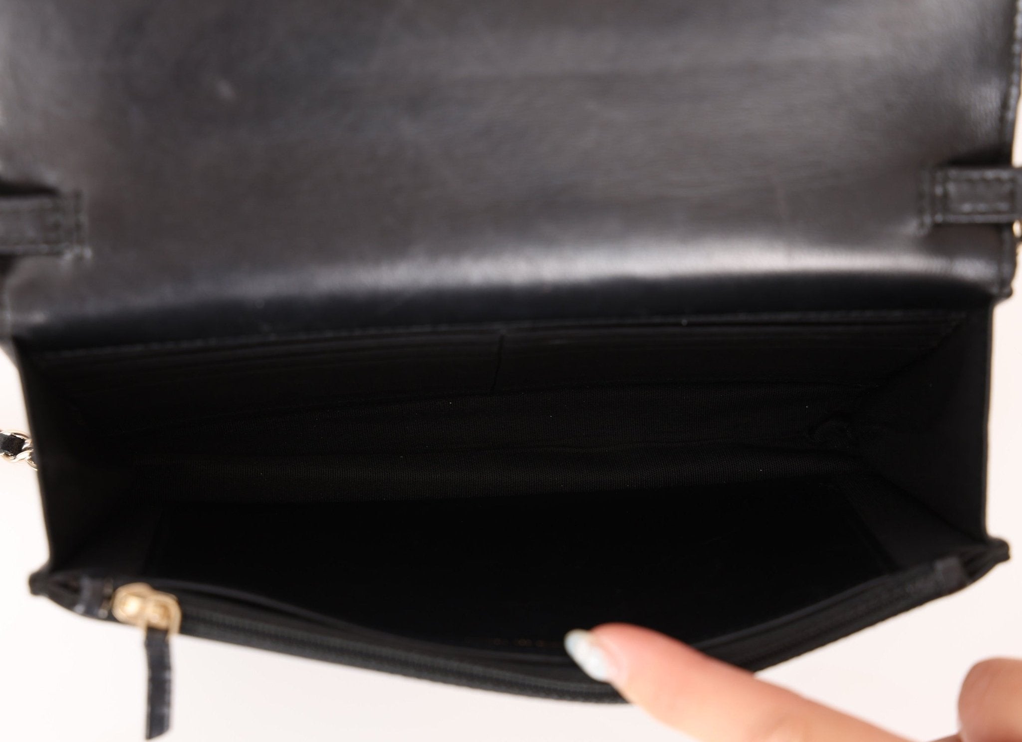 Chanel 2018 Lambskin Pearl Chain Wallet on Chain - FashioNica