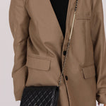 Chanel 2018 Lambskin Pearl Chain Wallet on Chain - FashioNica