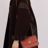 Chanel 2018 Lambskin Quilted Bi - Color Small Coco Flap - FashioNica