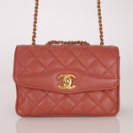 Chanel 2018 Lambskin Quilted Bi - Color Small Coco Flap - FashioNica
