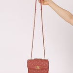 Chanel 2018 Lambskin Quilted Bi - Color Small Coco Flap - FashioNica