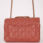 Chanel 2018 Lambskin Quilted Bi - Color Small Coco Flap - FashioNica