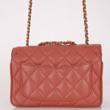 Chanel 2018 Lambskin Quilted Bi - Color Small Coco Flap - FashioNica