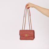 Chanel 2018 Lambskin Quilted Bi - Color Small Coco Flap - FashioNica