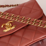 Chanel 2018 Lambskin Quilted Bi - Color Small Coco Flap - FashioNica