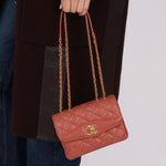 Chanel 2018 Lambskin Quilted Bi - Color Small Coco Flap - FashioNica