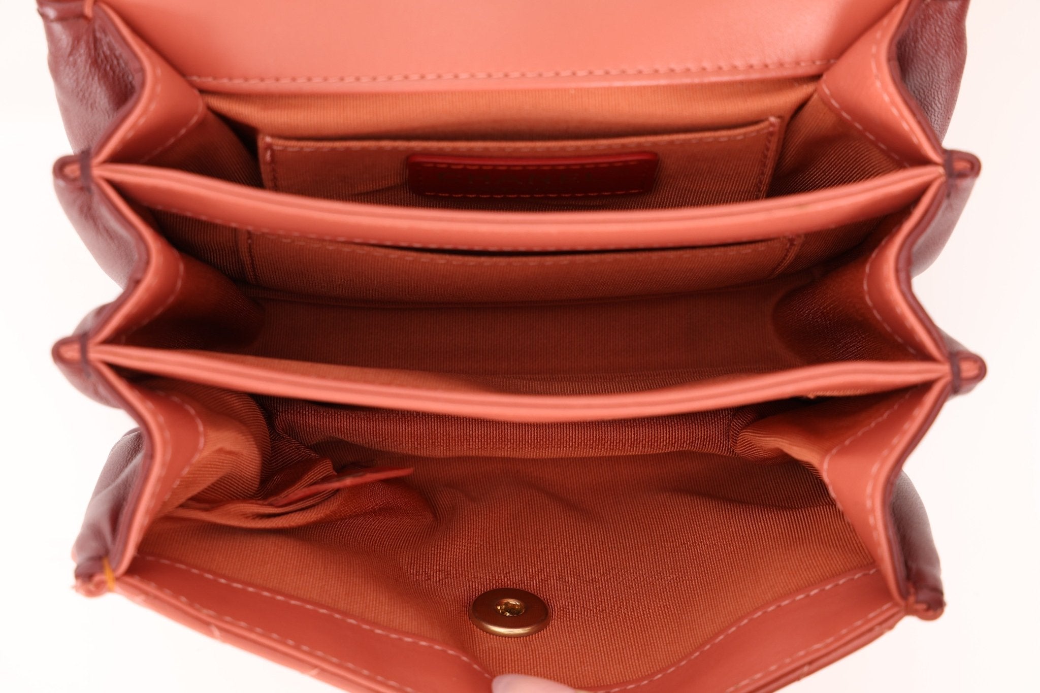 Chanel 2018 Lambskin Quilted Bi - Color Small Coco Flap - FashioNica