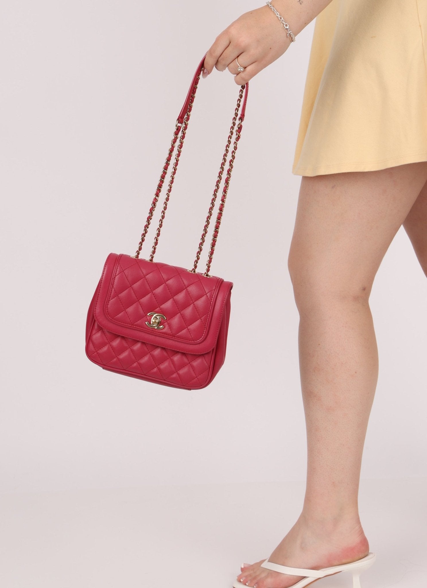 Chanel 2018 Lambskin Small Lovely Day Flap Bag - FashioNica